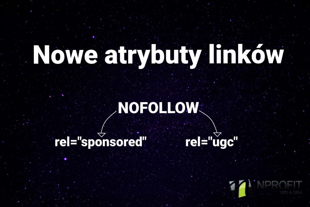 Nowe atrybuty linków nofollow sponsored i ugc