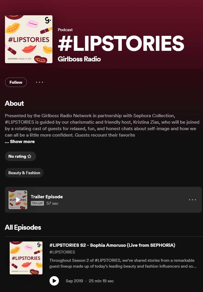 Podcast #LIPSTORIES Sephora popularny wśród miłośników branży beauty (i nie tylko).