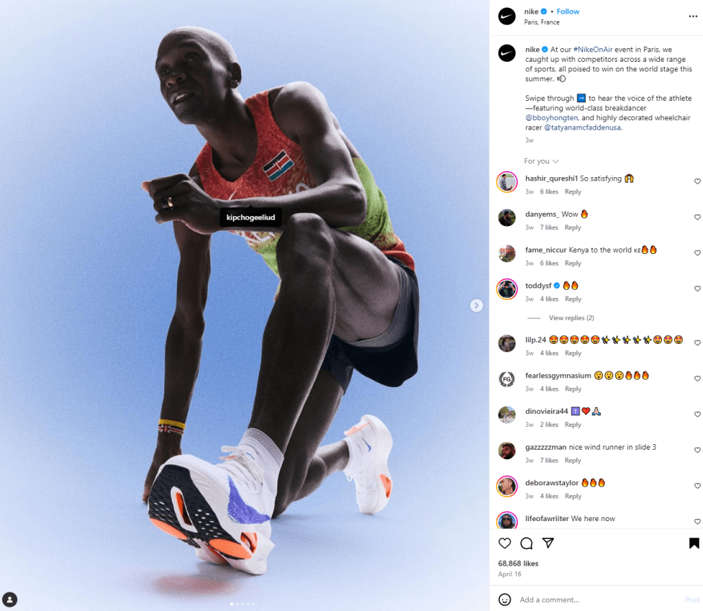Influencer marketing firmy Nike