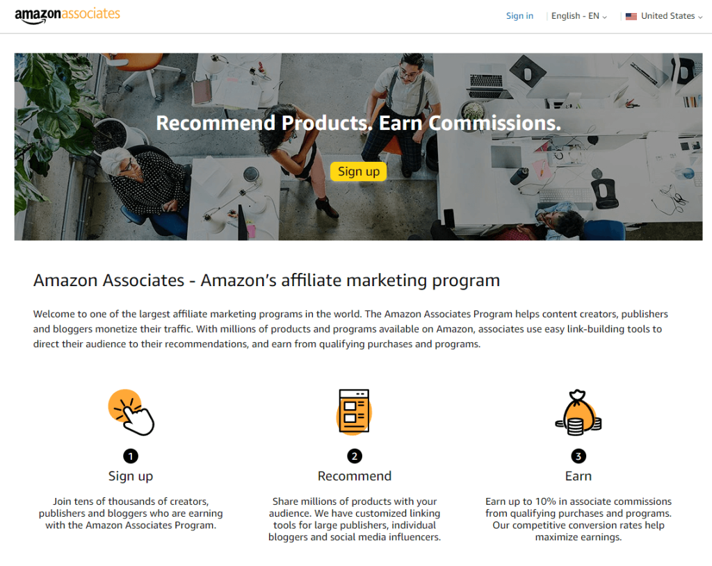 Program afiliacyjny Amazon