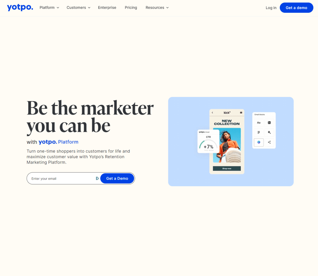 4. Yotpo – prosta platforma brandingowa