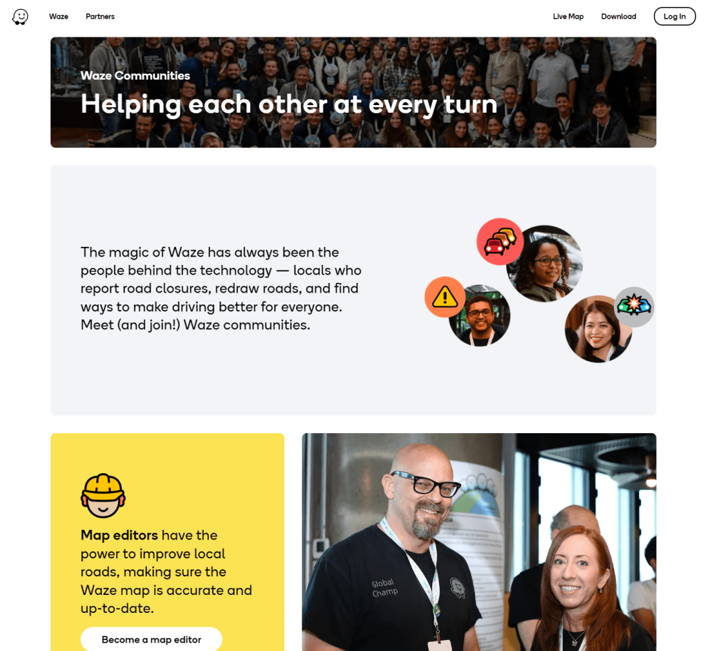 Crowdsourcing w wykonaniu Waze.