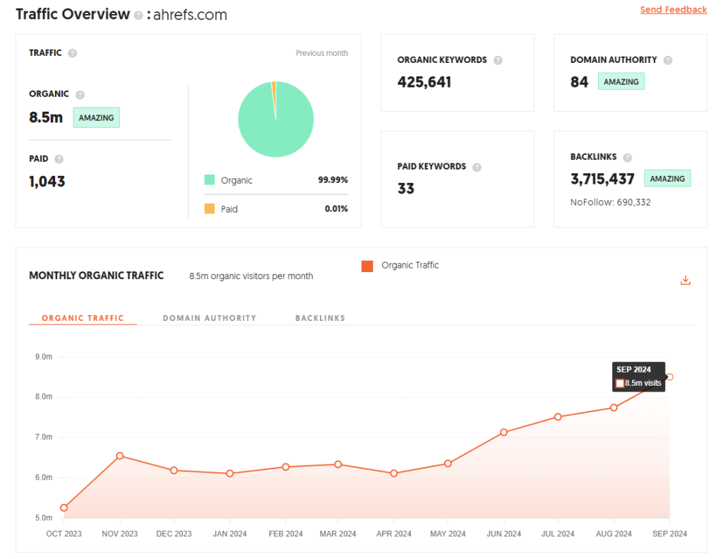 Ruch organiczny jako jeden z najważniejszych wskaźników efektywności w pozycjonowaniu (SEO).