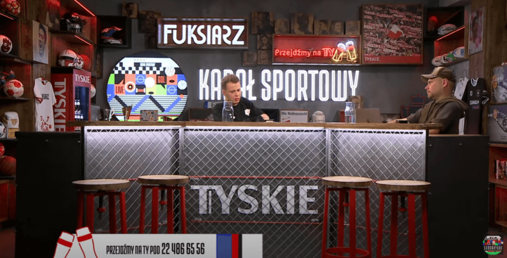 Tyskie jako sponsor Kanału Sportowego.